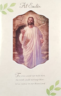 Easter Card - Risen Jesus & Bible Verse