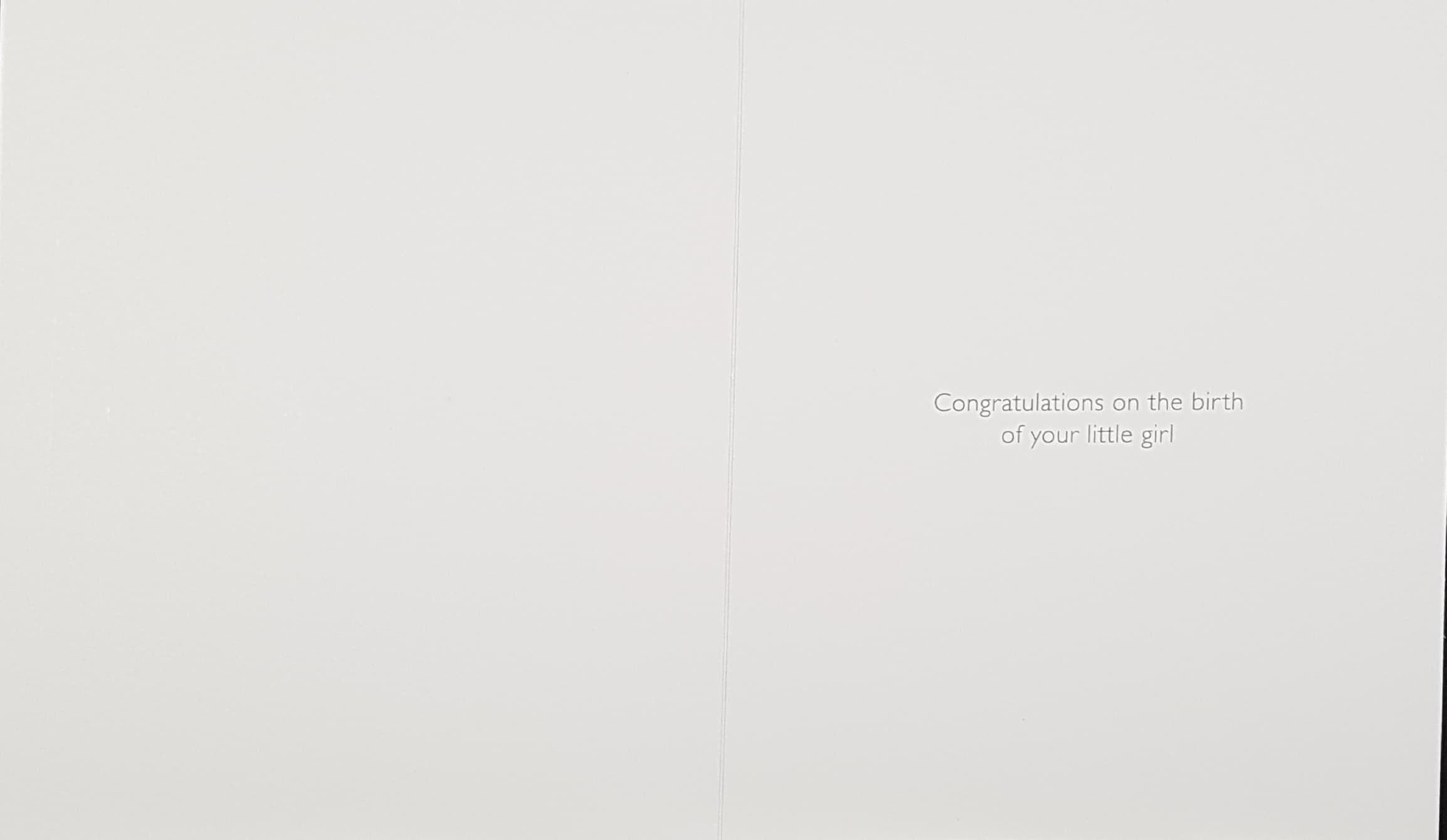 New Baby Card - Girl / A Baby Carousel With Animals