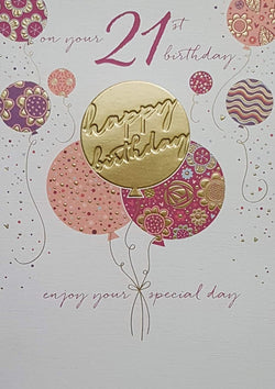 21st Birthday Cards