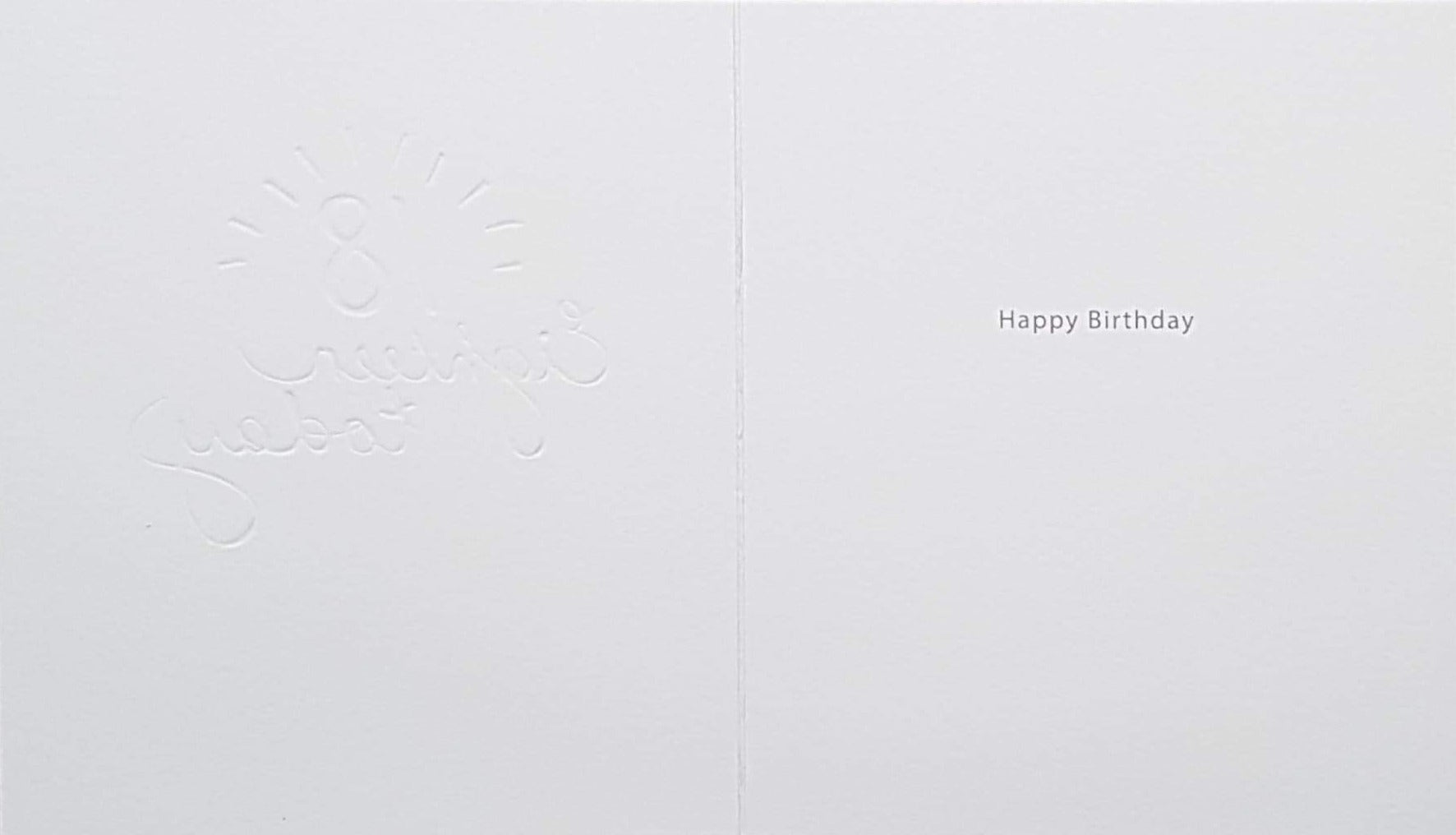 Age 18 Birthday Card - Gold '18' Number