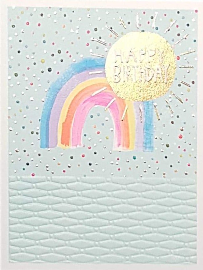 Birthday Card - General / The Rainbow, The Sun & The See