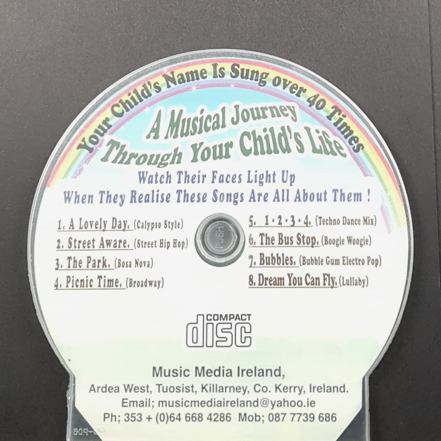 CD - Personalised Children's Songs / Sean