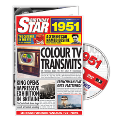 Born in year 1951 - Star (Includes DVD)