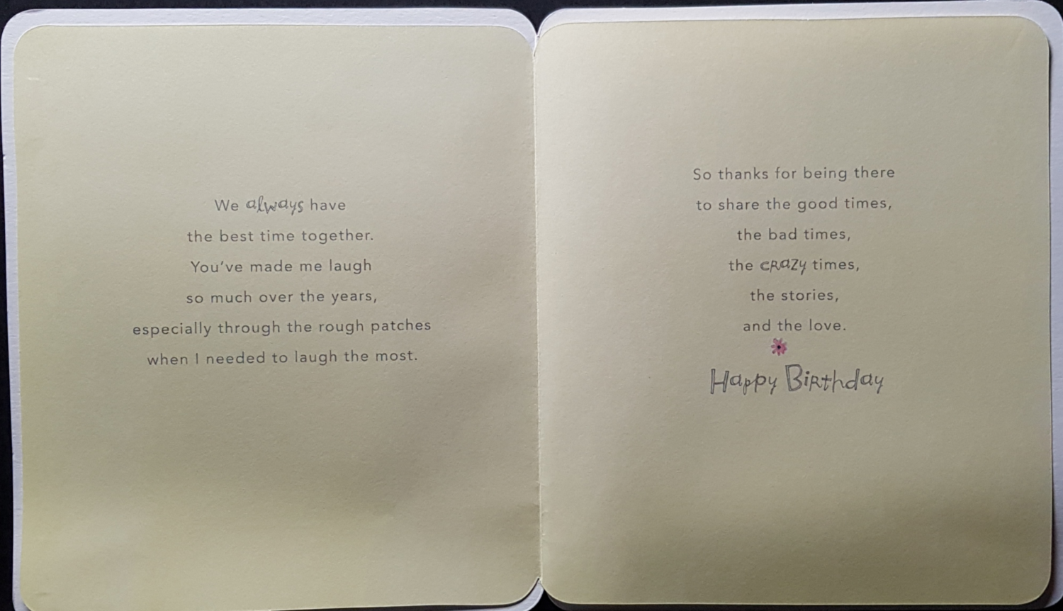 Birthday Card - Friend / For A Couple Of Old Birds...