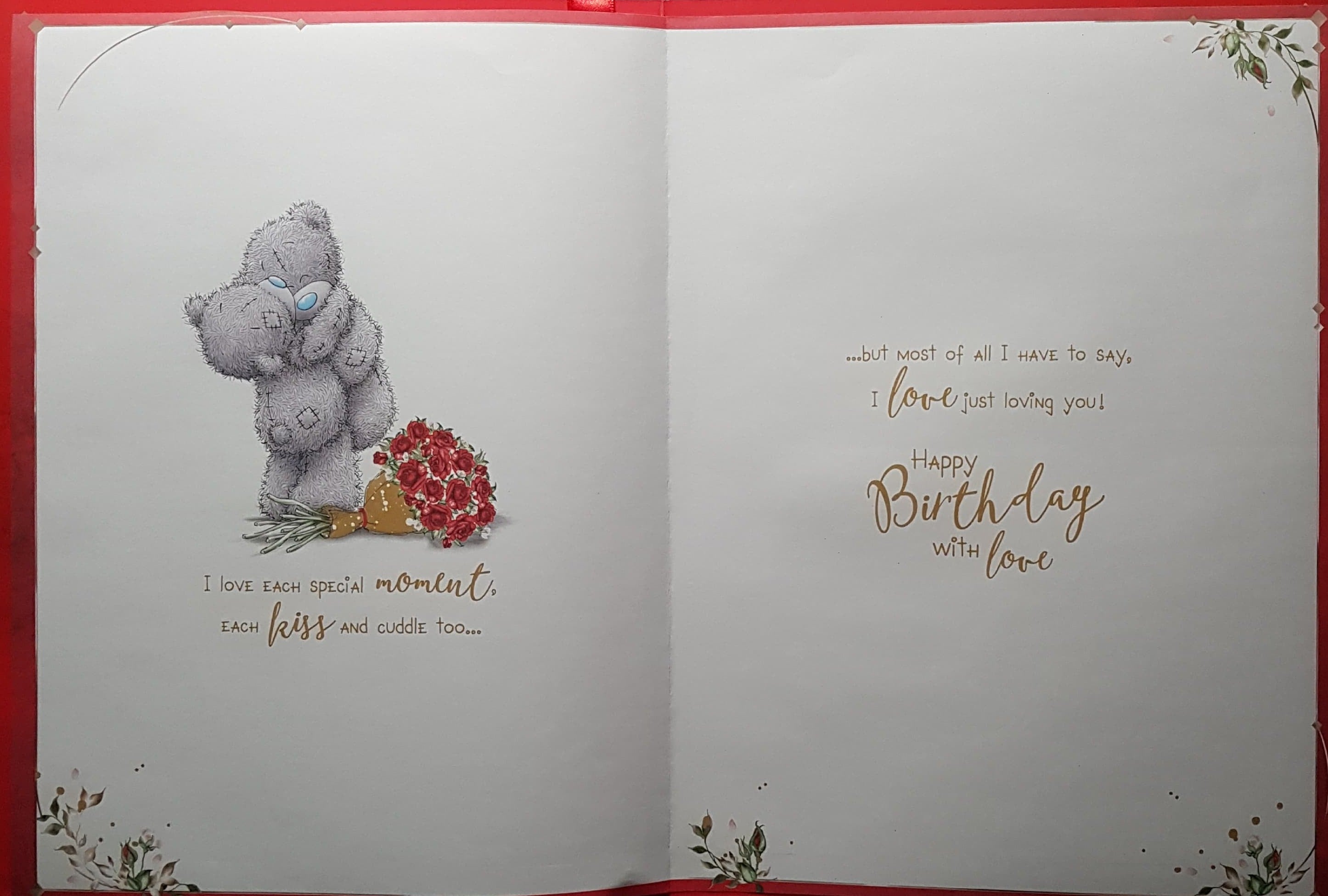 Birthday Card - Wife / To My Beautiful Wife...& Ruby Hearts (A Card In A Box)