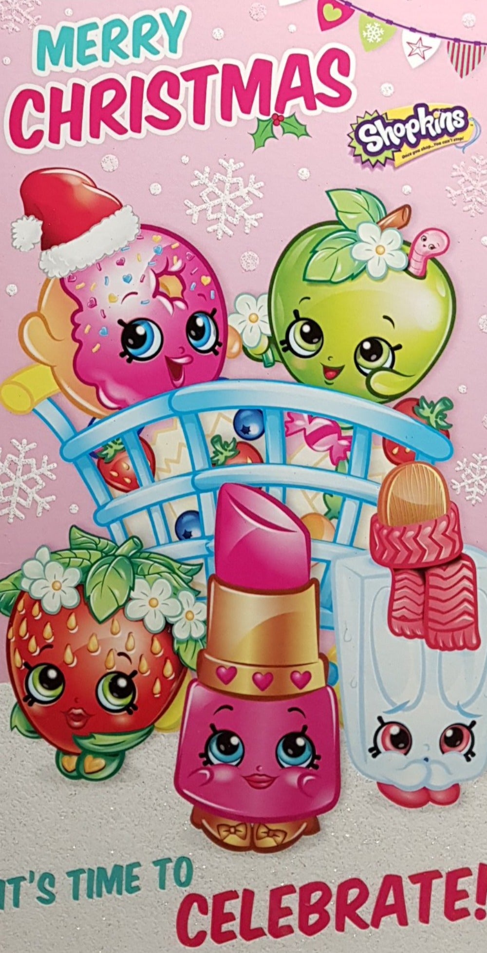 Christmas Card - Funny Characters Celebrating Christmas