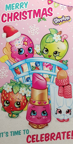 Christmas Card - Funny Characters Celebrating Christmas