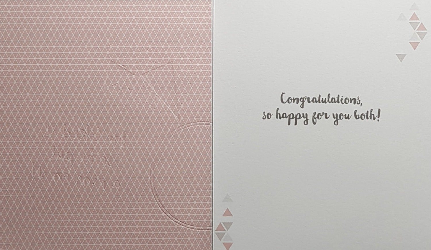 Engagement Card - He Liked It & A Multi Pattern Diamond Ring