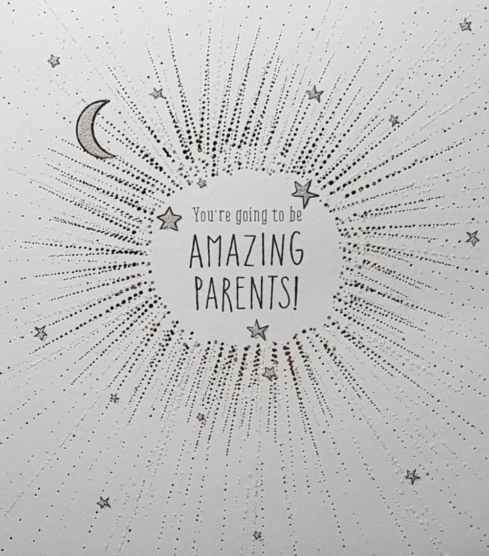 New Baby Card - New Parents / 'Amazing Parents'