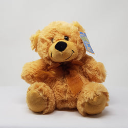 General Gift - Soft Toy / Cute Cuddly Brown Teddy Bear With Brown Transparent Bow