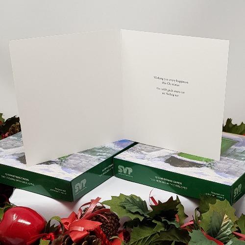 Charity Christmas Card - Box / Society Of St. Vincent de Paul SVP - Dogs Posting Letters