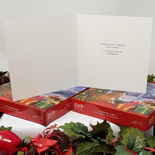 Charity Christmas Card - Box / Society Of St. Vincent de Paul SVP - Christmas Puppy