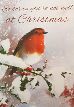 Get Well Soon Christmas Card