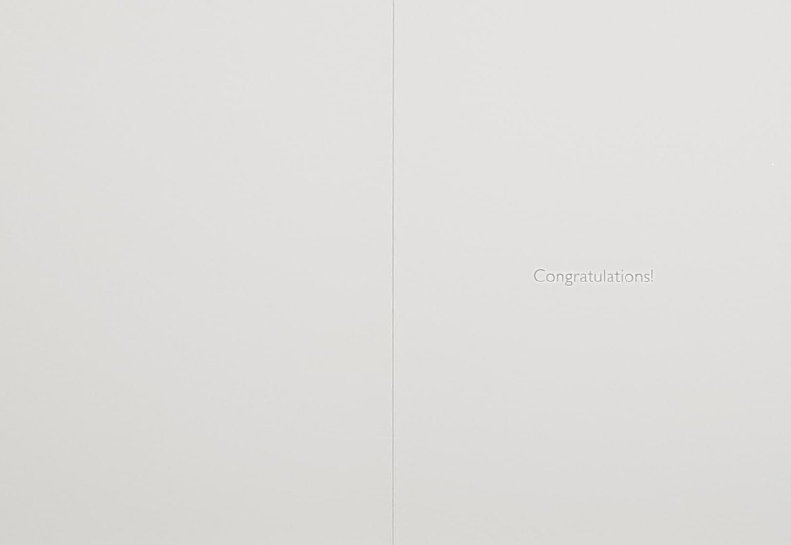 New Home Card - Different Coloured Houses & Gold Balloons