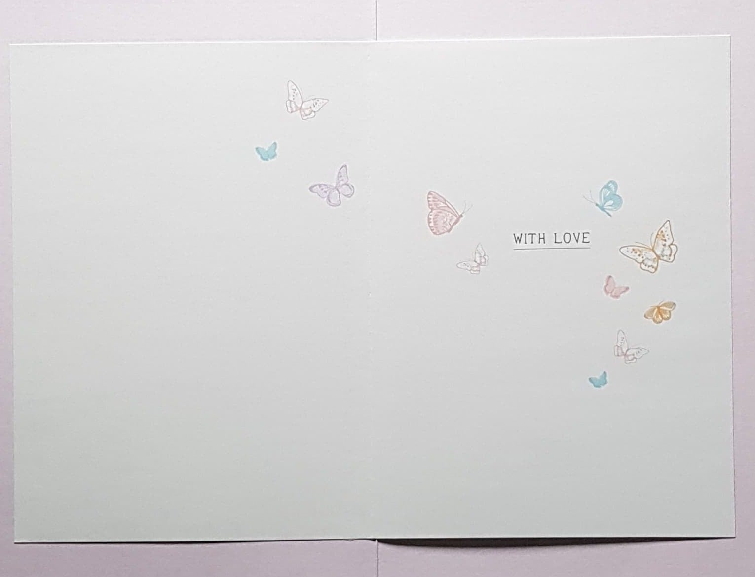 Friend Card - Pretty Butterflies On A Pink Front