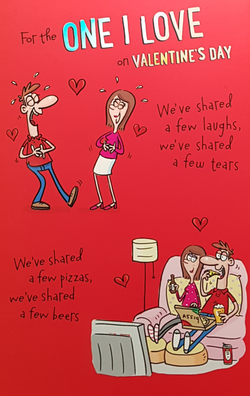 One I Love Valentines Day Card