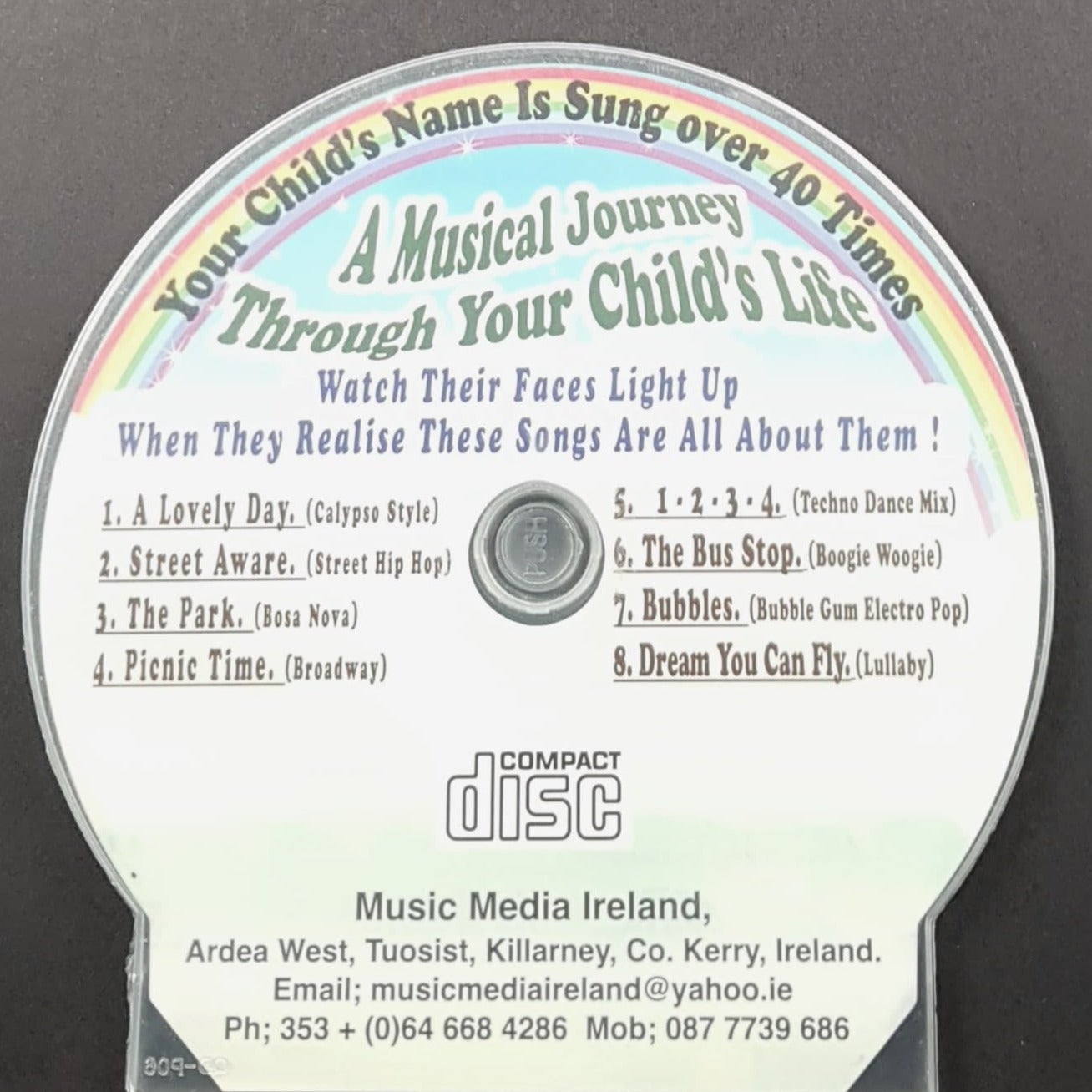 CD - Personalised Children's Songs / Katelyn