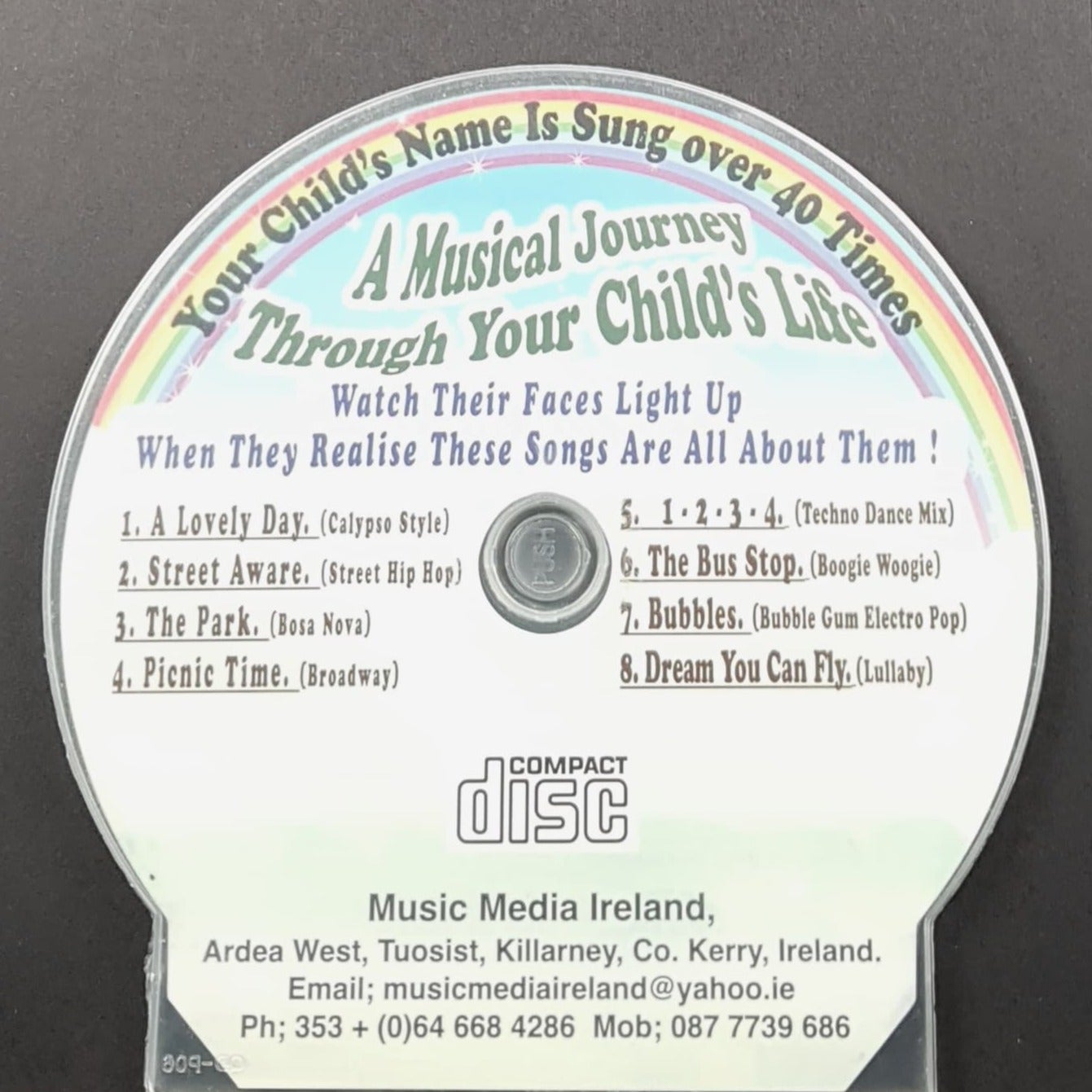 CD - Personalised Children's Songs / Julia