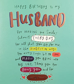 husband birthday