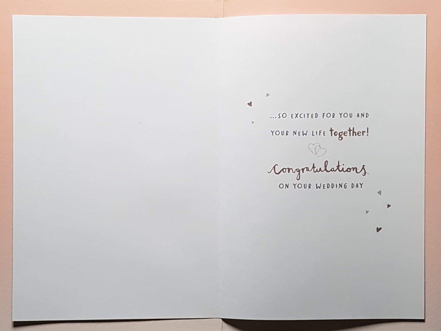 Wedding Card - General / 'For The Bride And Groom'