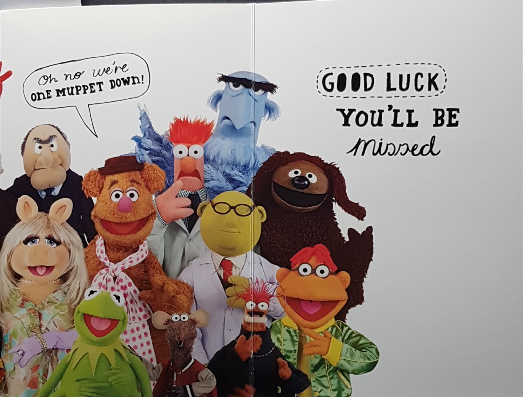 Leaving Card - Sorry You're Leaving & Puppets