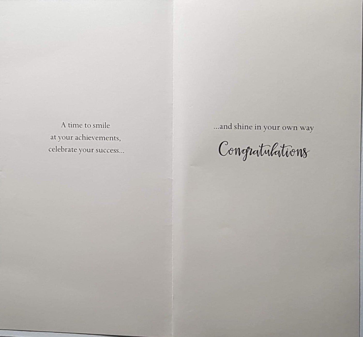 Congratulations Card - Graduation / 'On Your Graduation' & A Lady Holding A Certificate Facing Back