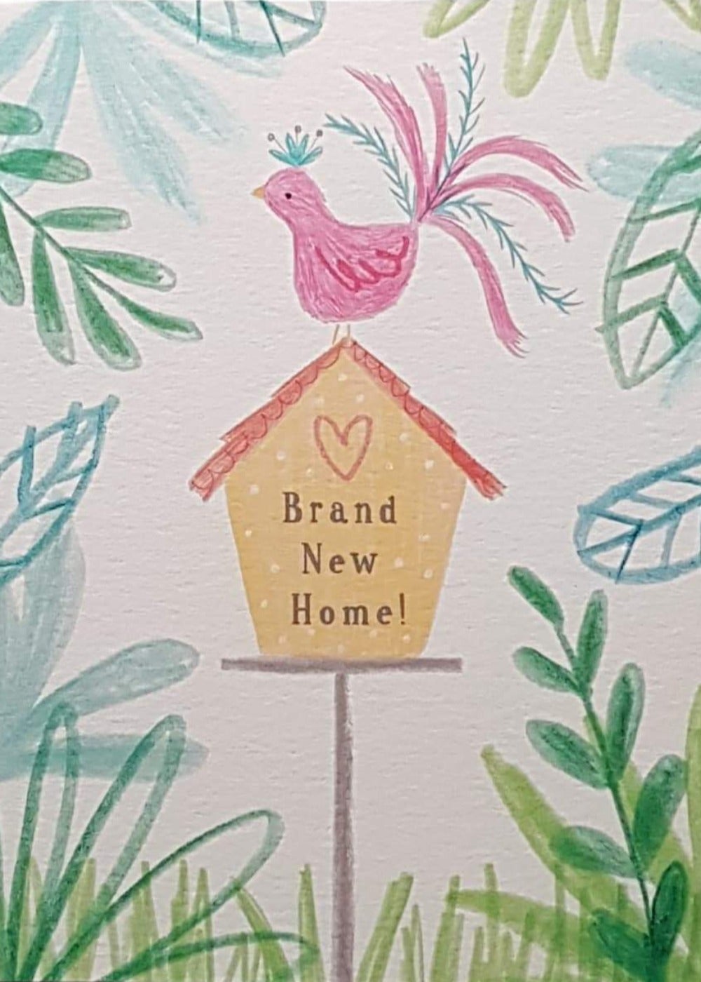 Congratulations Card - New Home / A Birdhouse