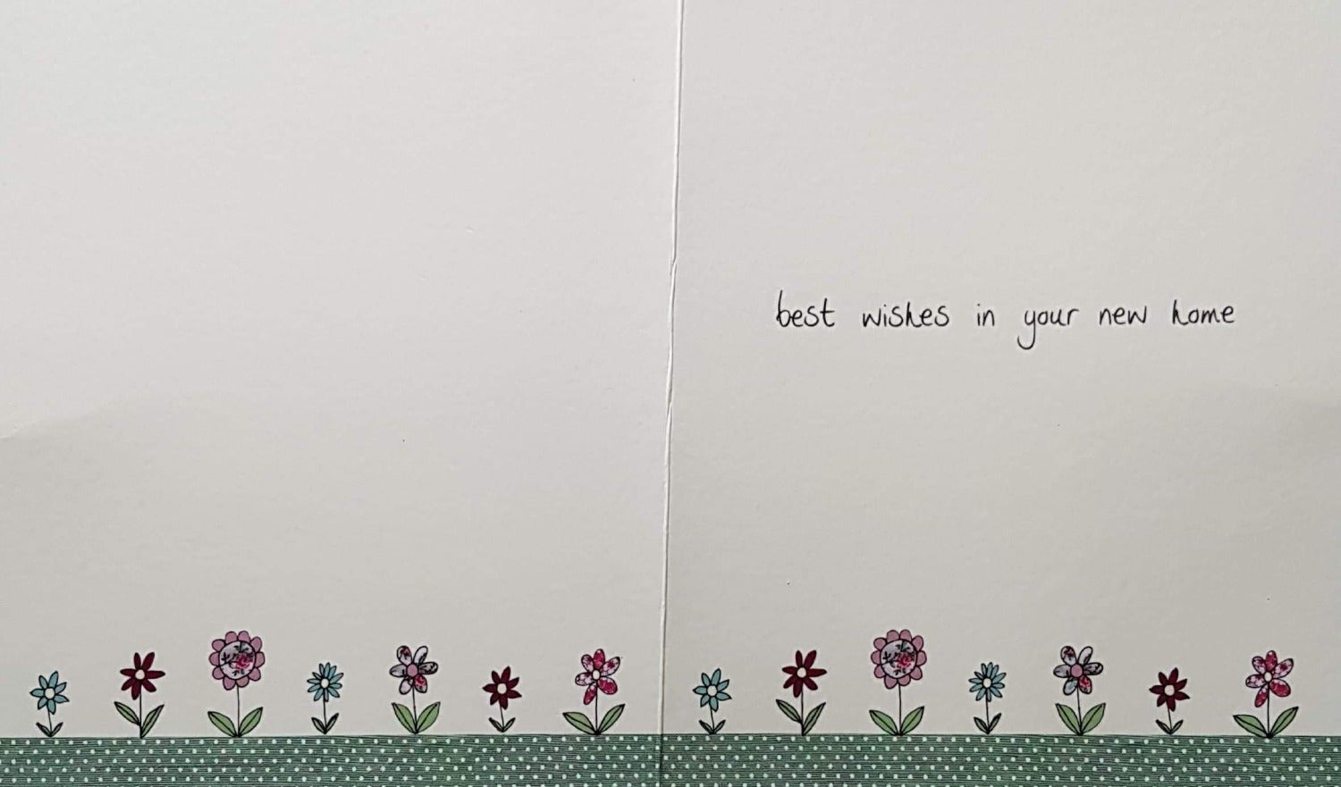 Congratulations Card - New Home / 'New Home' & An Arrow Pointing Home