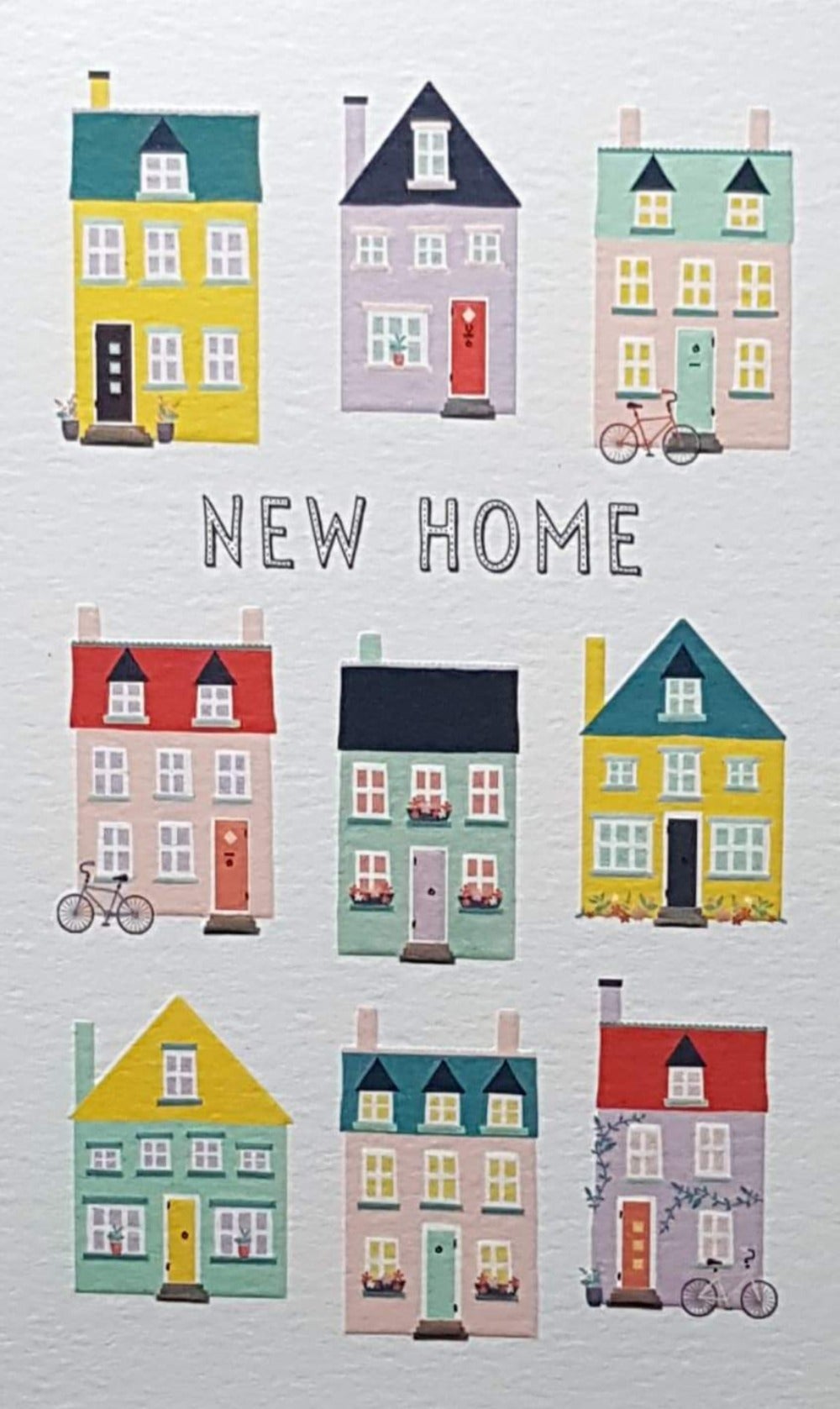Congratulations Card - New Home / 'New Home' & Nine Houses