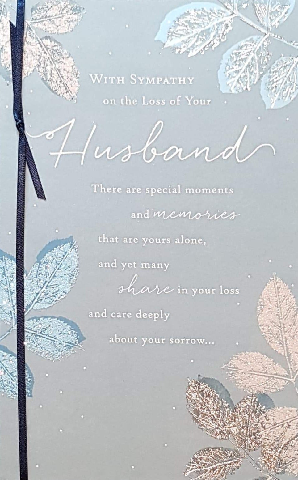 Sympathy Card - Husband / 'There Are Special Moments'