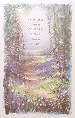 Sympathy Card - Road In The Middle Of The Wood