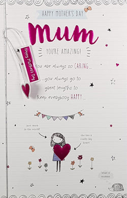 Mum Mothers Day Card - Best Mum in the World