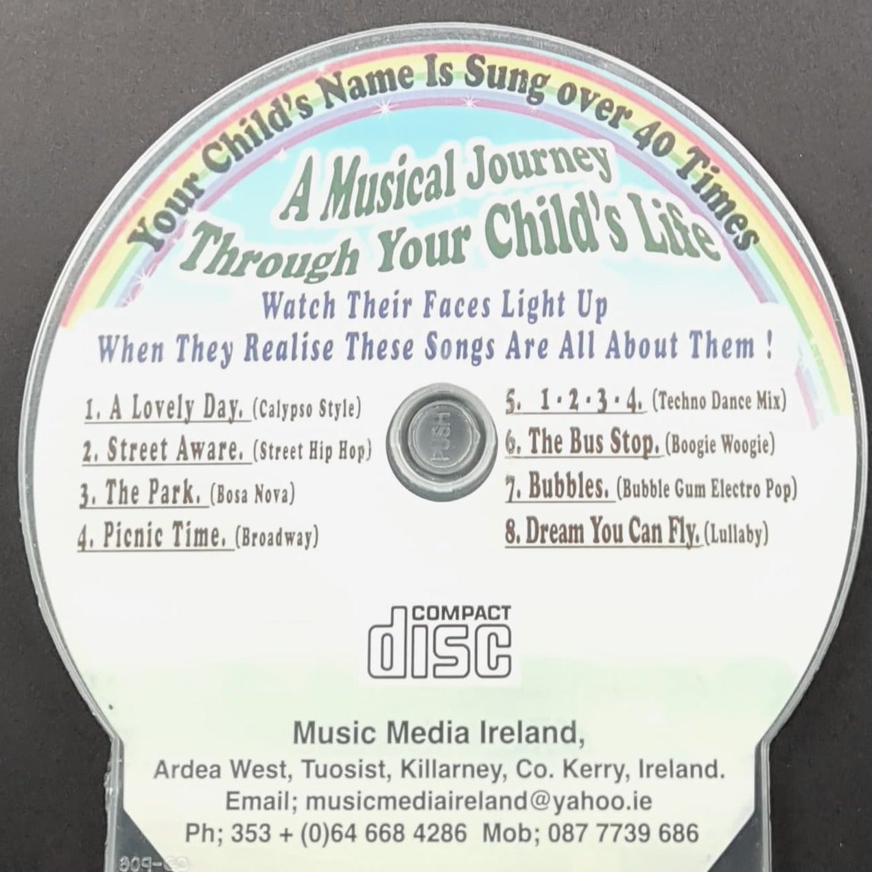 CD - Personalised Children's Songs / Mia