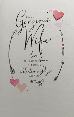 Wife Valentines Day Card