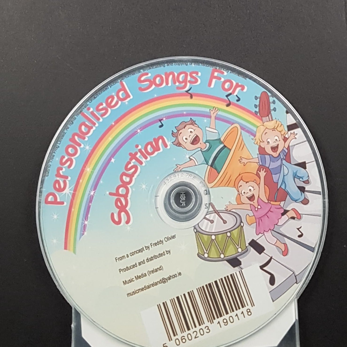 CD - Personalised Children's Songs / Sebastian