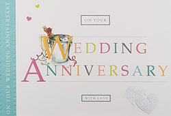 Anniversary Card - On Your Anniversary / A Champagne Bottle In Ice Bucket