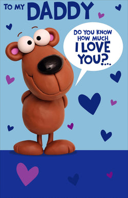 Fathers Day Card - Daddy / I Love You That Much