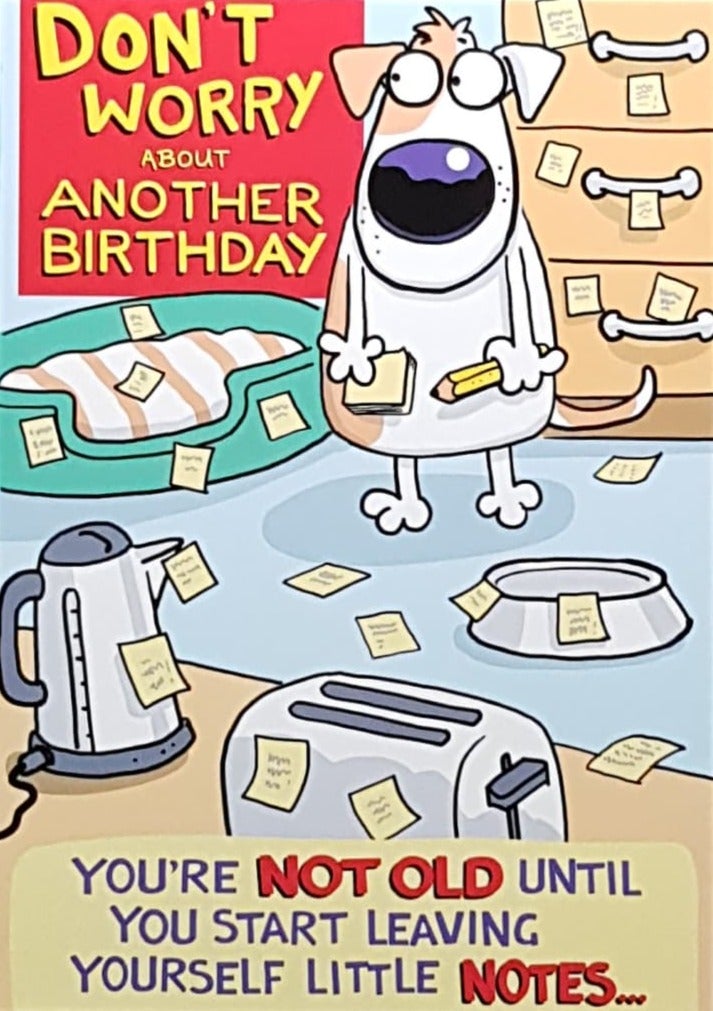Birthday Card - You're Not Old Until... (Humour)