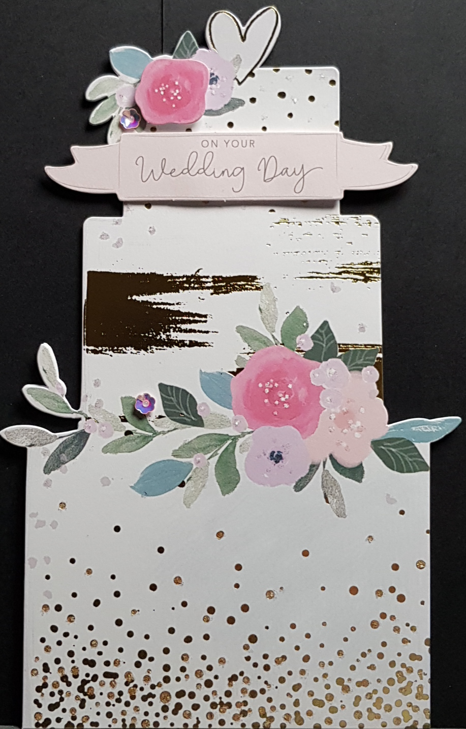 Wedding Card - Wedding Cake (Shaped)