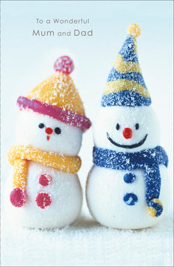 Mum And Dad Christmas Card 