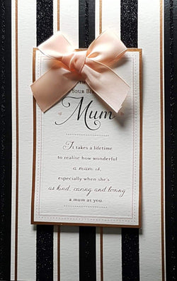 Birthday Card - Mum / 'Kind, Caring And Loving'