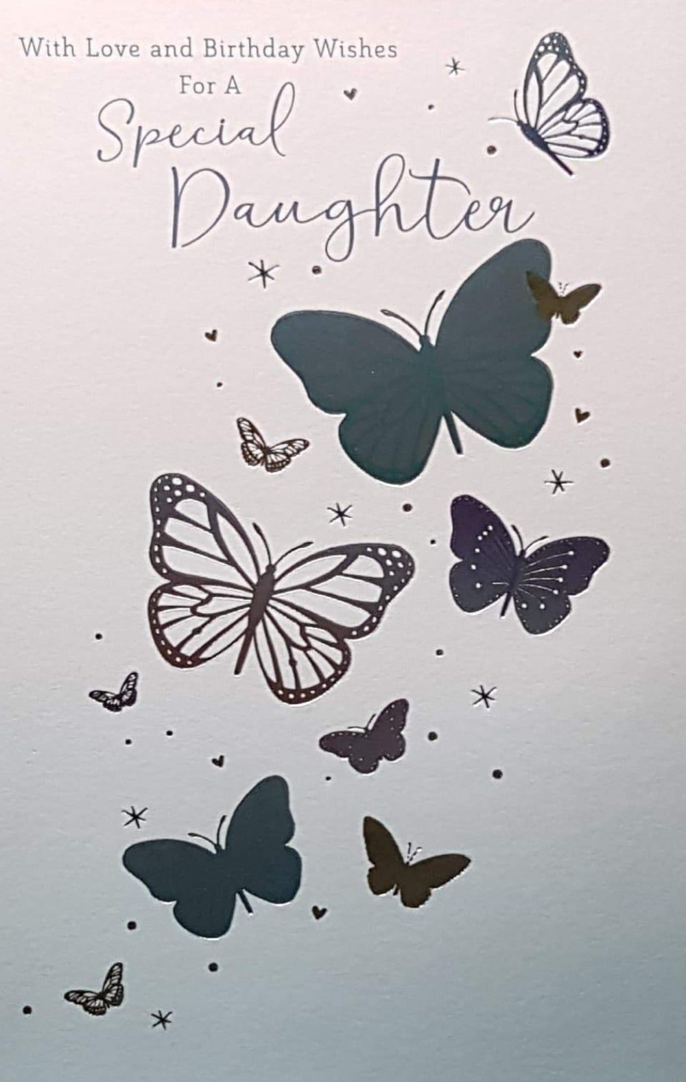 Birthday Card - Daughter / 'Special Daughter' & Butterflies