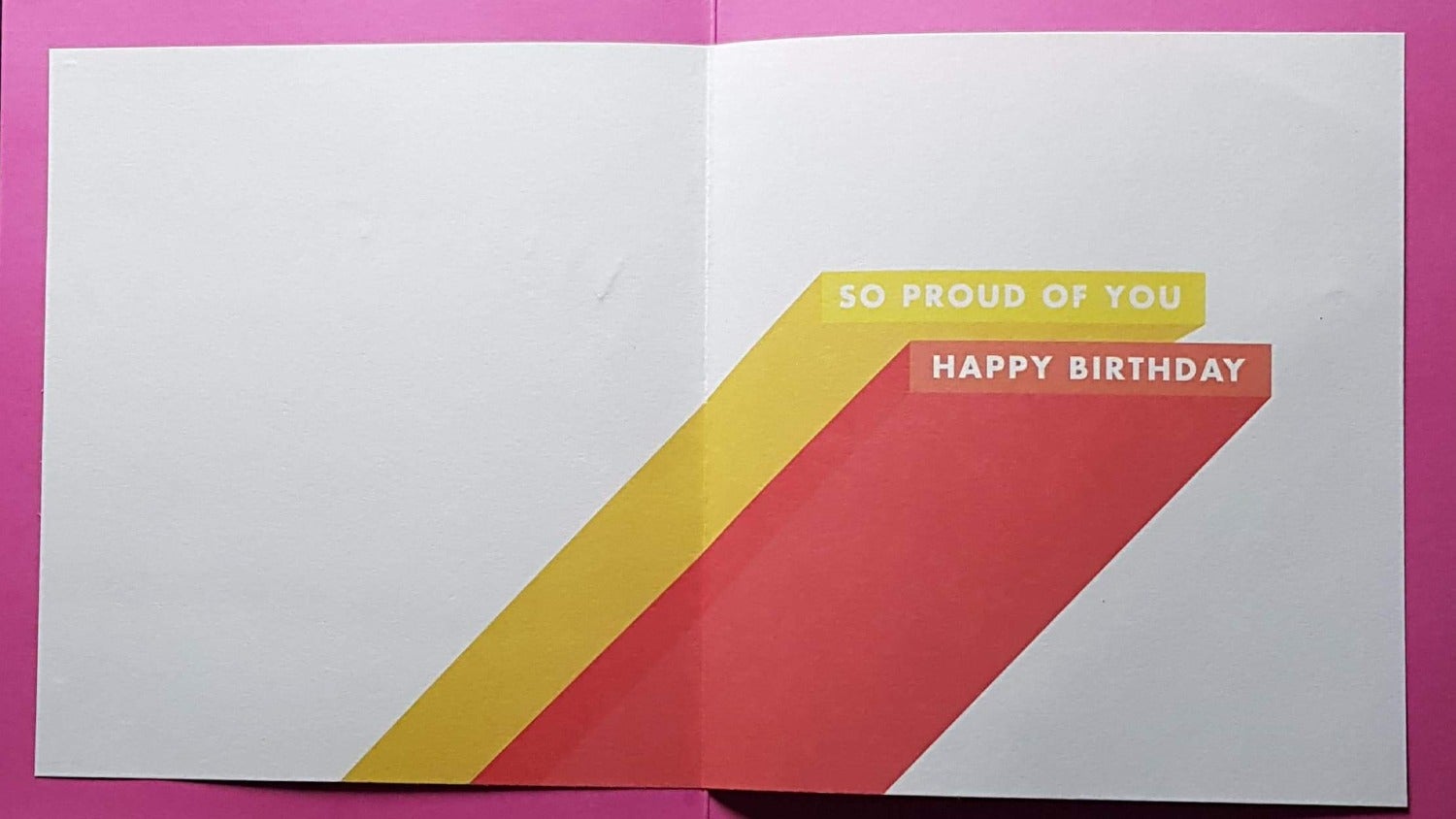 Birthday Card - Daughter / 'You're Awesome' & A Gold Glittery Cover