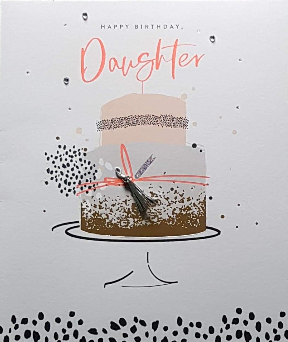 Birthday Card - Daughter / An Orange Cake