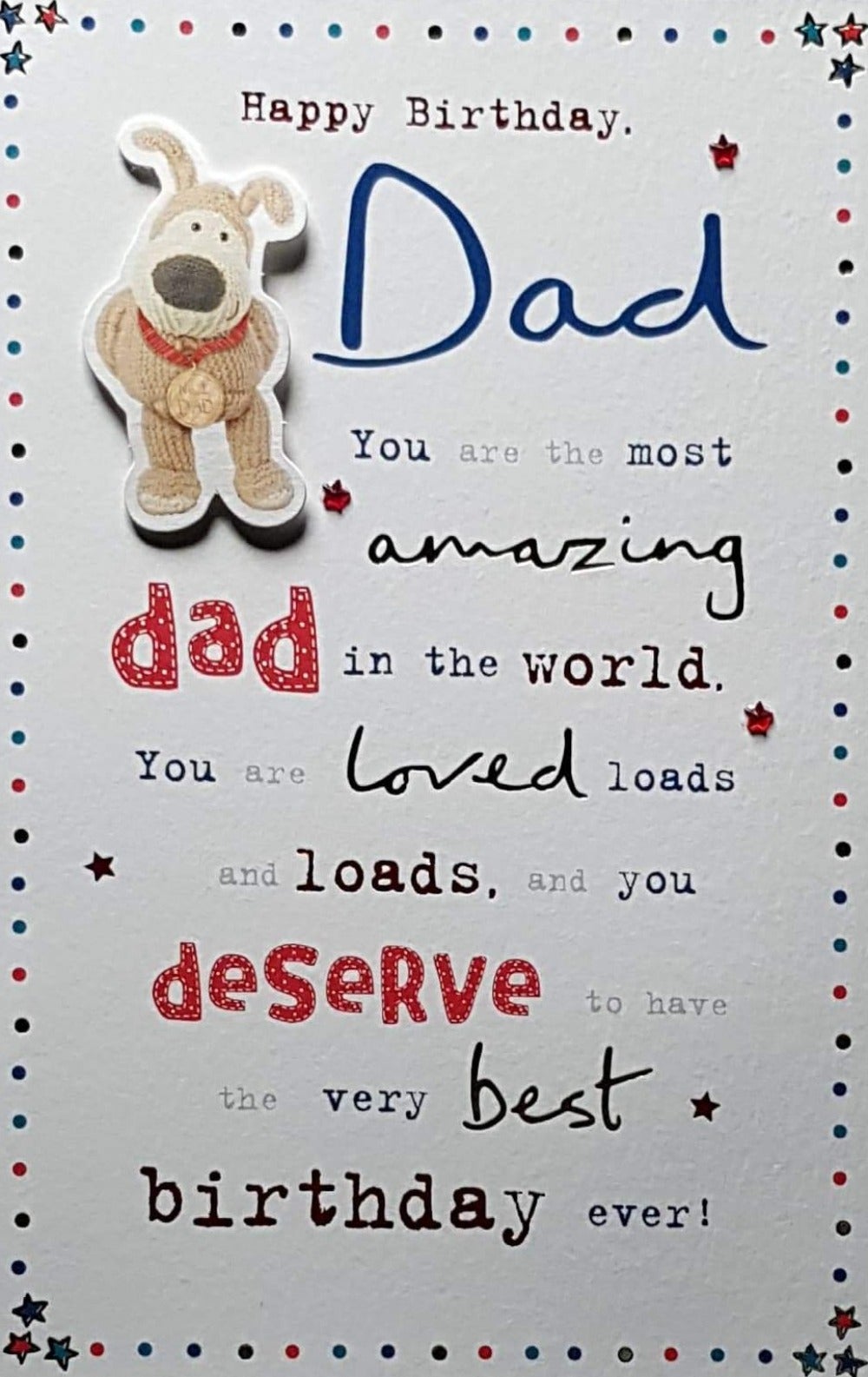 Birthday Card - Dad / 'Deserve Loved'