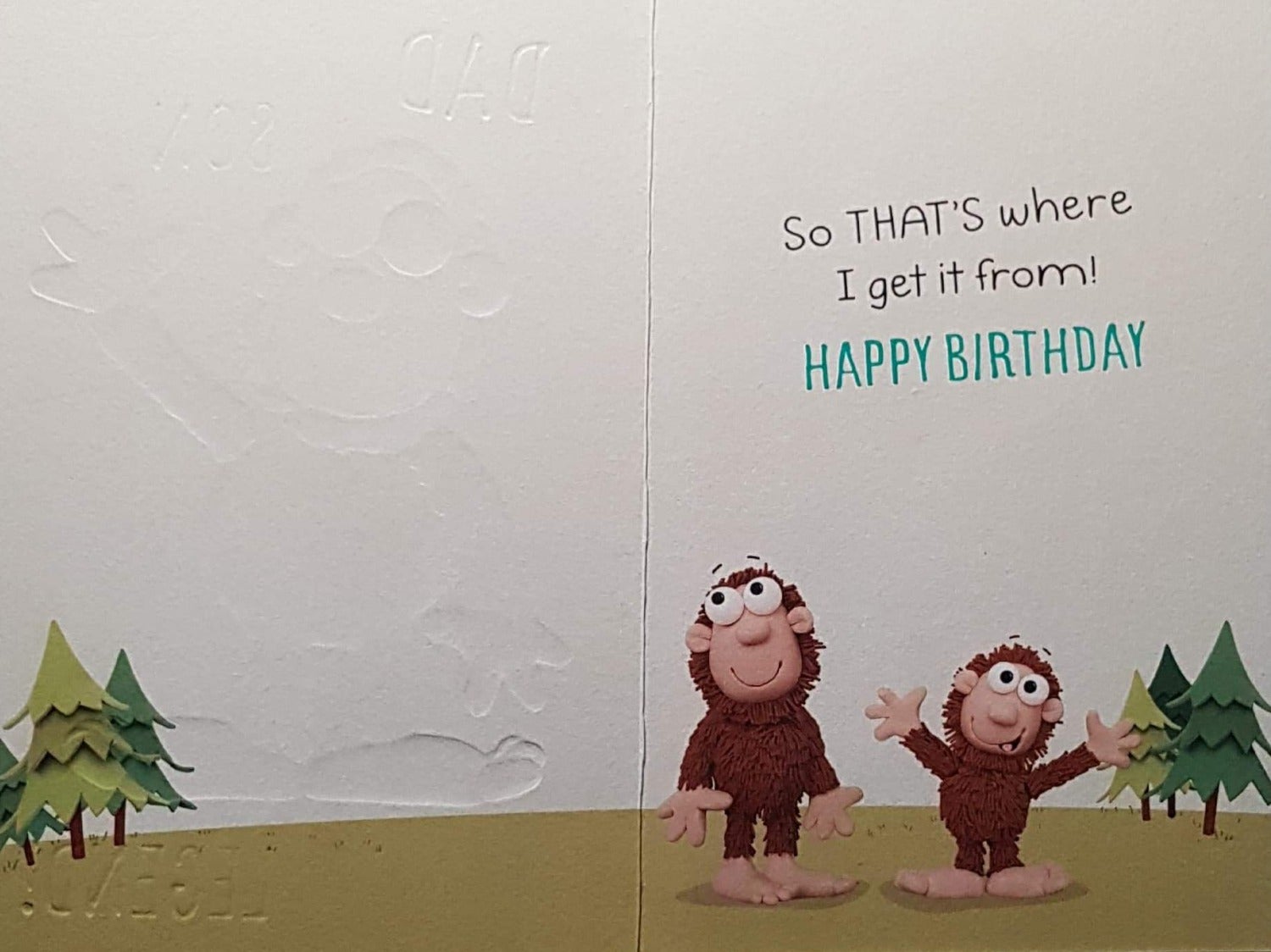 Birthday Card - Humour / Dad & From Son & 'You're A Total Legend'