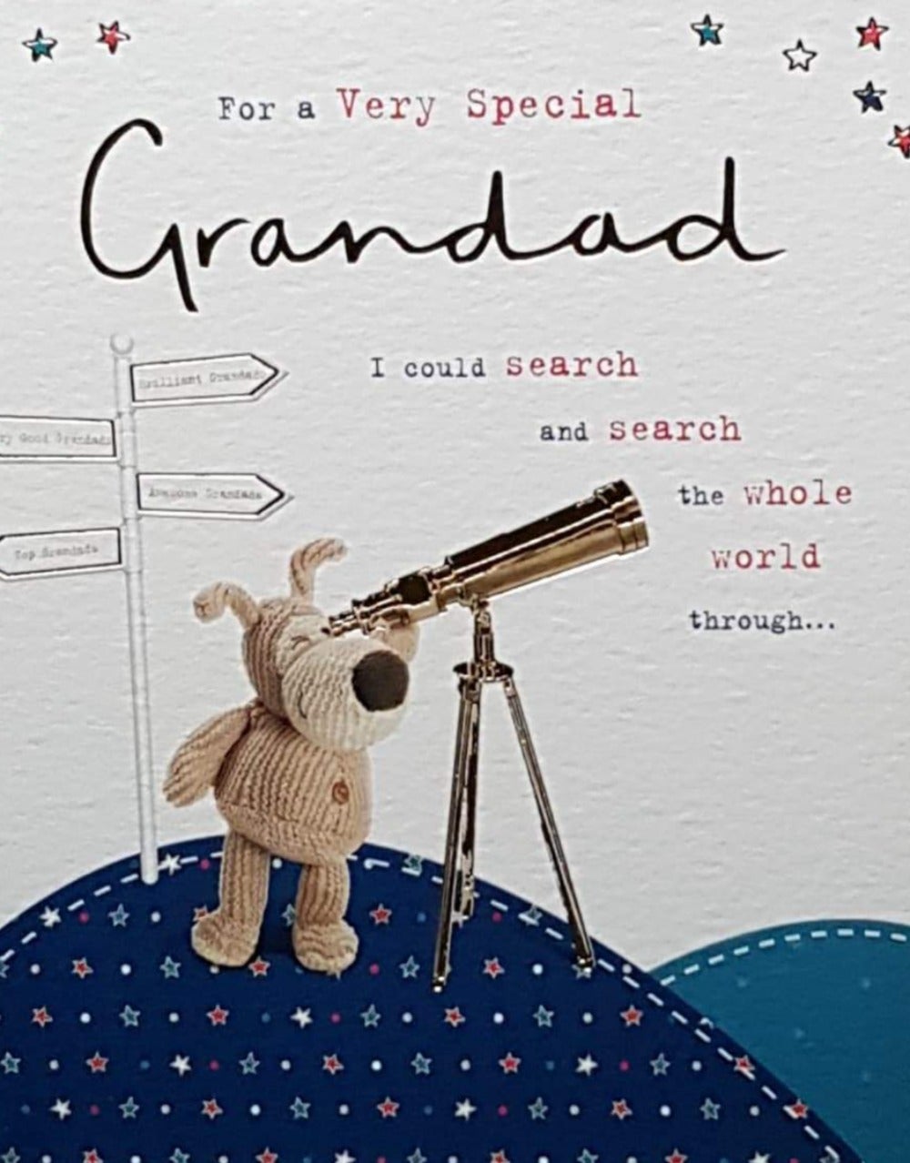 Birthday Card - Grandad / 'Whole World'