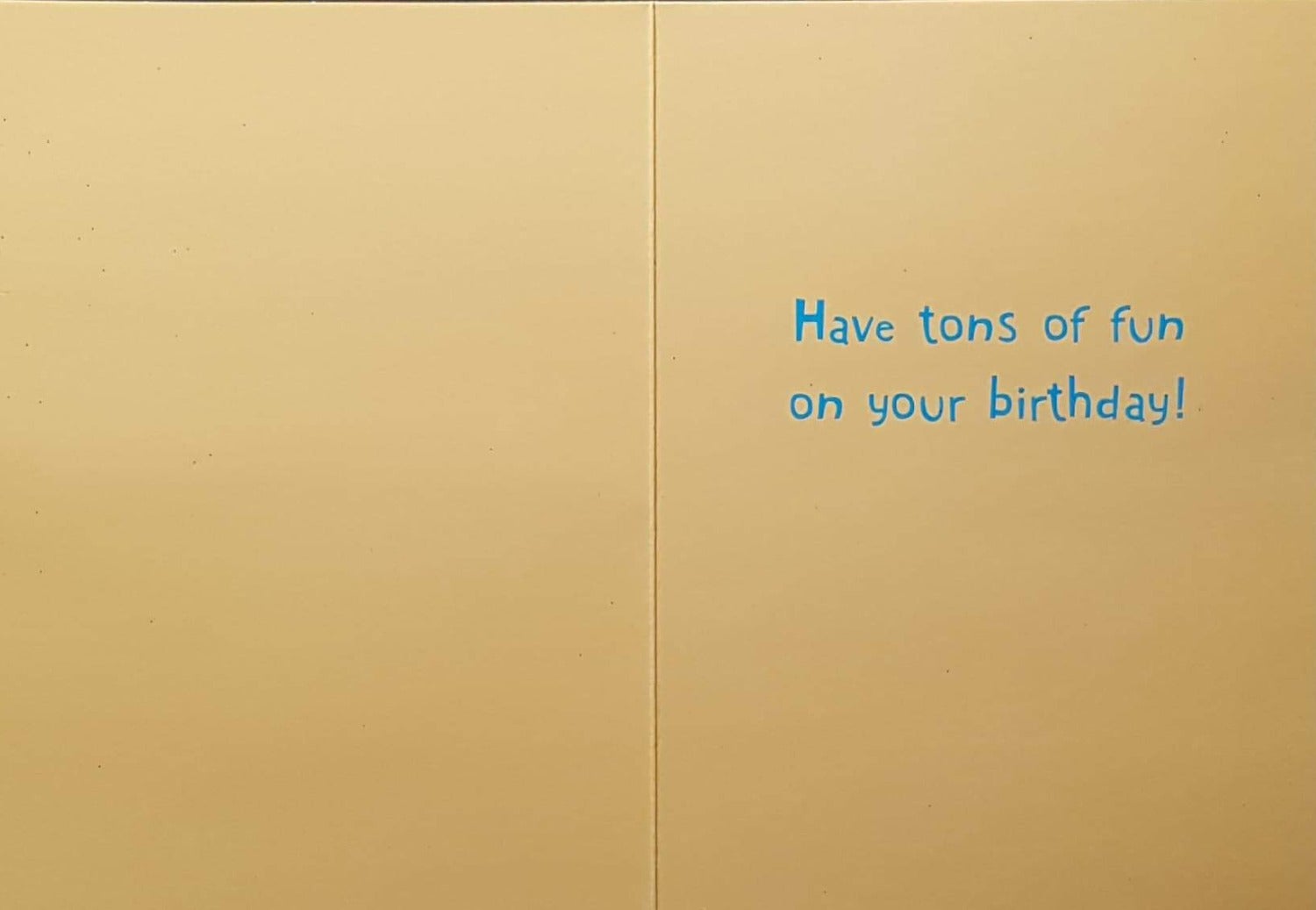 Birthday Card - Age 3 / An Yellow Ears Elephant