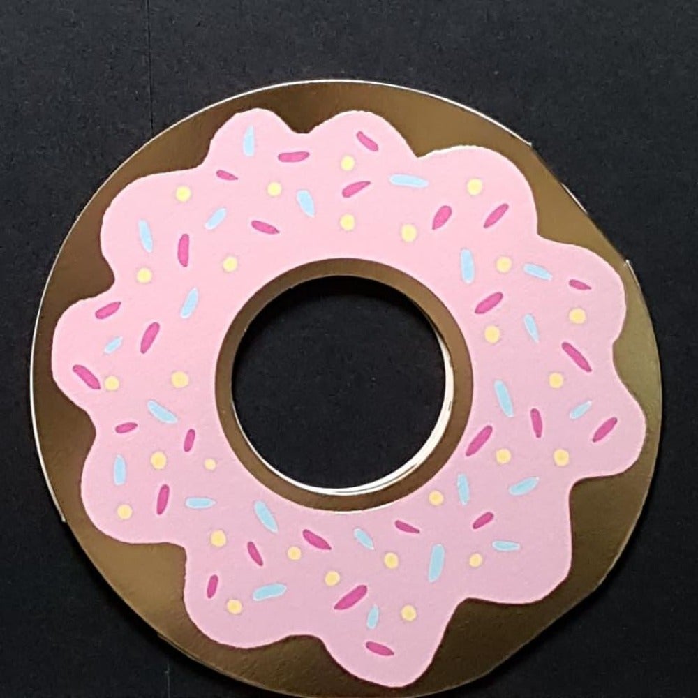 Blank Card - Layers Of Pink Doughnuts