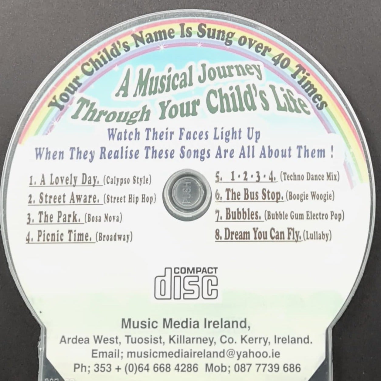 CD - Personalised Children's Songs / Natalie